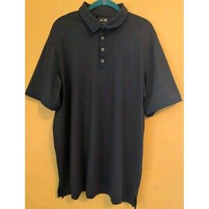 Adidas Performance Golf Men's Polo Shirt Large Blue Short Sleeve Puremotion